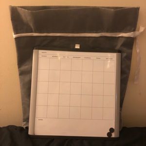 Whiteboard Calendar with magnets and marker